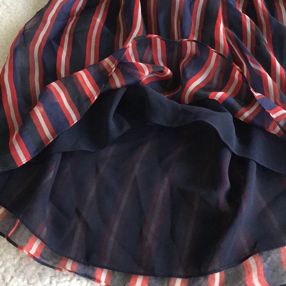 Zara striped flowy chiffon tank top XS - Picture 8 of 12